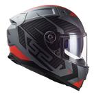 Capacete vector ii splitter vermelho - LS2 HELMETS BRASIL