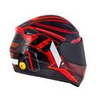 Capacete X11 Trust Pro 11 Preto/Vermelho Brilho