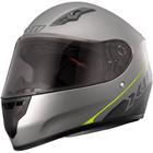 Capacete X11 Trust Solides Prata Metalico