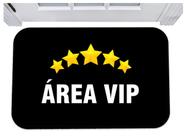 Capacho área vip 5 estrelas tapete para porta 40x60