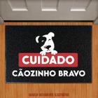 Capacho Cuidado Cãozinho Bravo