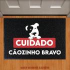 Capacho Cuidado Cãozinho Bravo