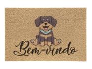 Capacho de Entrada Vinil 40cm x 60cm Dog Cute Kapazi Estampado