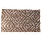 Capacho de sisal retangular Glamour Diamante 45x75 cm Apaeb