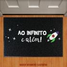 Capacho Decorativo Quarto Criança - Ao Infinito E Além