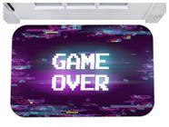 Capacho game over fim de jogo tapete nerd geek gamer 40x60