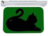Capacho gato pai de pet gatinho tapete para entrada 40x60
