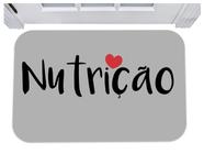 Capacho nutrição nutricionista tapete de entrada 40x60