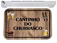 Capacho para porta cantinho do churrasco decoração