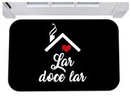 Capacho para porta lar doce lar decoração tapete 40x60