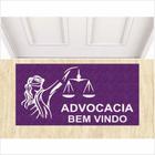 Capacho tapete advocacia advocados bem vindo