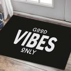 Capacho Tapete Personalizado - Good Vibes - 40x60cm