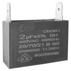 Capacitor 2,0 mf - 450 v quadrado terminal 37x17x27 - Multifrio Refrigeração