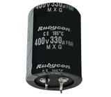 Capacitor eletrolitico 330x400v - 330uf x 400v - 105 graus - RUBYCON
