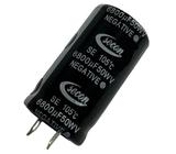 CAPACITOR ELETROLITICO 6800X50V - 6800UF X 50V - 105º GRAUS - SECON