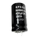 Capacitor Eletrolítico Snap-in 820uf 250v 25x45mm