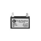 Capacitor Permanente Retangular 2uF 450VCA Onda Positiva