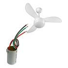 Capacitor Ventilador Teto Latina 4uf+6uf Lumen Air Control