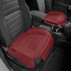 Capas de assento de carro Motor Trend Faux Leather, pacote com 2 unidades, cor de vinho