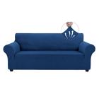 Capas de sofá Asnomy Stretch Sofa Slipcovers Sofá com 3 almofadas