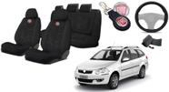 Capas de Tecido Personalizadas Weekend 2012-2021 + Volante + Chaveiro - Kit