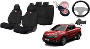 Capas Elegantes Toro 2016-2023 + Capa Volante + Chaveiro - Kit