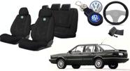 Capas Exclusivas Santana 94-06 + Volante Personalizado + Chaveiro Volkswagen