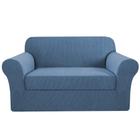 Capas para Loveseat H.VERSAILTEX - Azul Poeira com 2 Almofadas