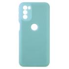 Capinha Capa Azul Turquesa Fosca Lisa Premium Celular compatível Moto G31 Xt2173-1 - Cell In Power25 - Motorola