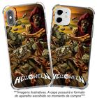 Capinha Capa para celular Motorola Moto E5 E5 Play E6 Play E6S E6 Plus Banda Helloween Heavy Metal HLW3