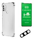 Capinha Compativel Moto G60 + Pelicula 9D Ceramica + Camera