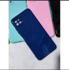 Capinha de celular Samsung A22 5G Silicone Case azul escuro