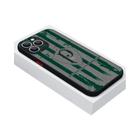 Capinha Fosca Translúcida Verde Palmeiras para iPhone 15/14/13/12/11