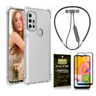 Capinha Moto G20 + Fone Bluetooth Neckband + Película 3D - Armyshield