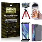 Capinha Moto G50 5G + Mini Tripé Flex + Película 3D - Armyshield