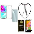 Capinha Moto G60s + Fone Bluetooth Neckband + Película 3D - Armyshield