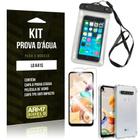 Capinha Prova D'água LG K41s + Capinha Anti Impacto + Película - Armyshield