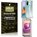 Capinha Redmi Note 10 S Anti Shock + Película De Vidro 3D - Armyshield