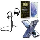 Capinha S21 Fe Fone Bluetooth Hs188 + Película 3D Armyshield