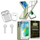 Capinha Samsung S21 Fe + Fone de Ouvido Bluetooth TWS + Película 3D - Armyshield