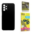 Capinha Silicone + Película Anti-Risco Marca