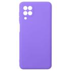 Capinha Veludo Lilas compatível Galaxy M22 M225 6.4 + Pel Vidro 3d Full - Cell In Power25