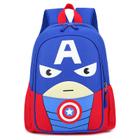 (Capitão América) Mochila infantil de super-heróis Spiderman Superman - Wokex