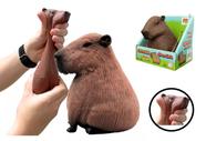 Capivara Grande Estica Esmaga Puxa Aperta AntiStres Squishy - DM Toys