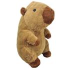 Capivara Pelúcia Marrom 30 Cm Altura Fofinha Sentada - Fizzy Toys