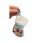 Cappy's Cool Christmas Mini Christmas Stocking - Gift Card Holder, Ornamento ou Treat Bag (LOL), Extra Small