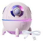 Cápsula Humidificador Difusor Mini Astronauta - Rosa