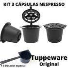 Cápsula reutilizável Nespresso 3 unidades + Dosador TPW