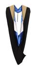 Capuz de formatura Herrenbek Master Unissex Deluxe Brown-Royal