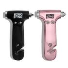 Car Emergency Escape Hammer BLINGSTING Glammer preto e rosa